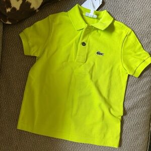 Lacoste Green Polo Shirt Classic Piqué Style
